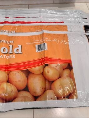 Lot Of 10 Assorted Plastic Bags From Potatoes For Reuse Crafts Upcycle Art Proje